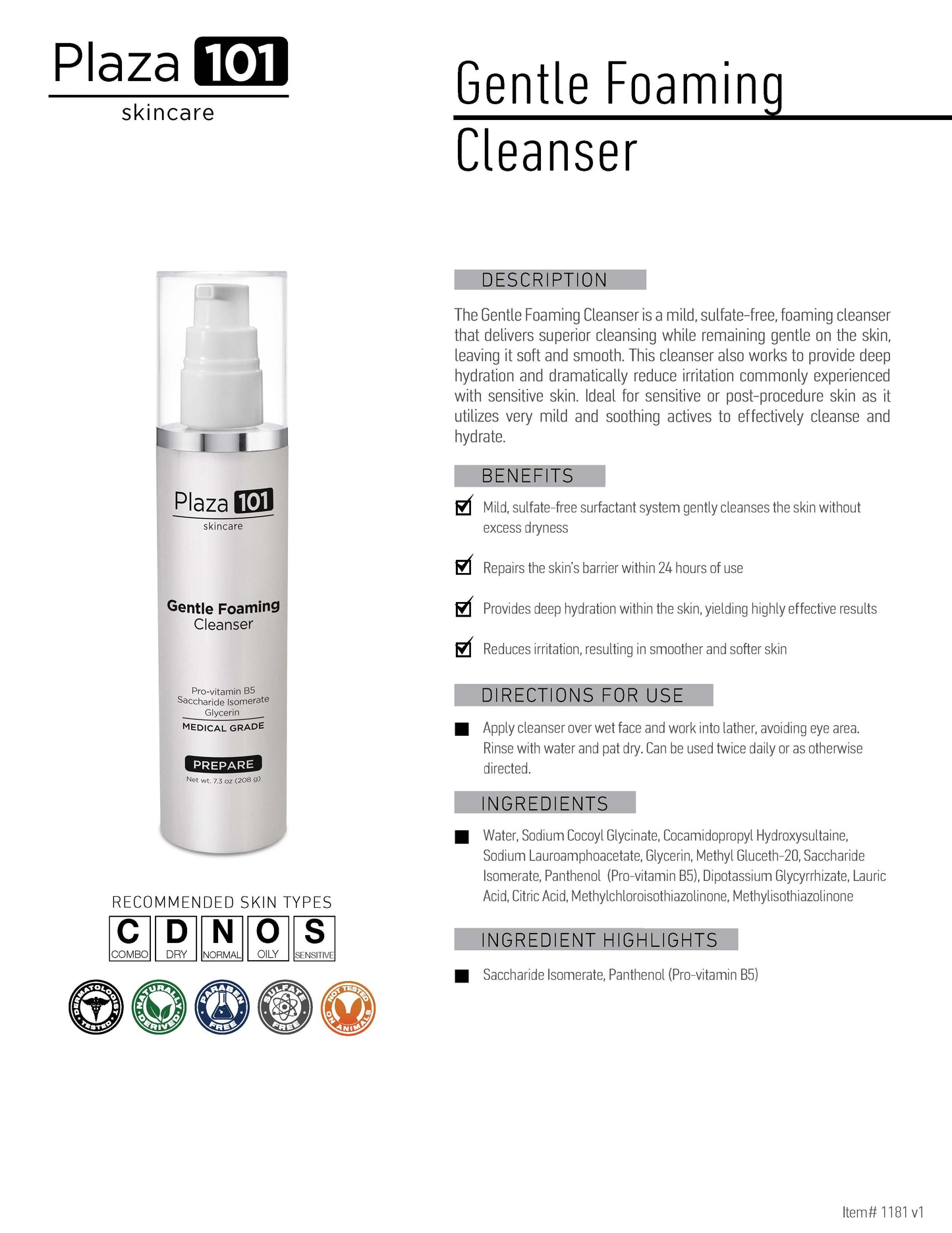 Gentle Foaming Cleanser