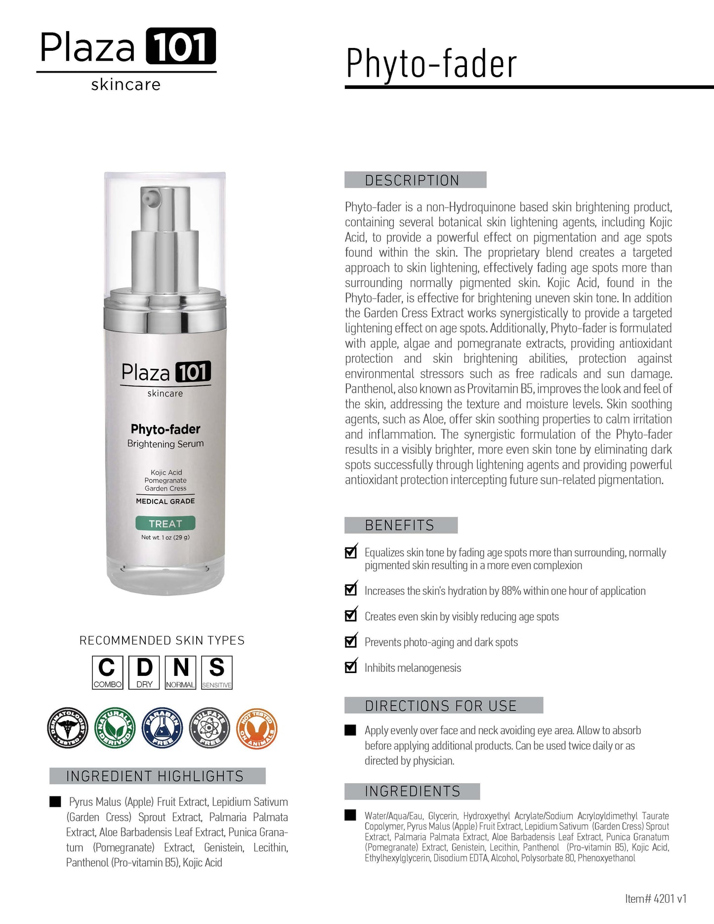 Phyto-fader Brightening Serum